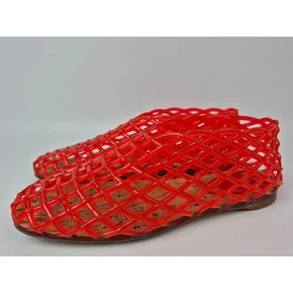 The Row Women's Red Mara Flats Size 37 - Picture 2 of 9